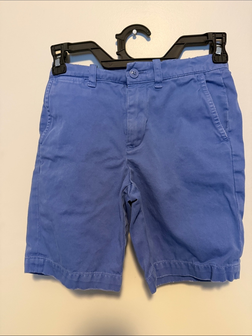 Crewcuts Boys Flat-Front Chino Shorts in Periwinkle